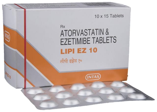 Lipi EZ 10/10mg Tablet 15s
