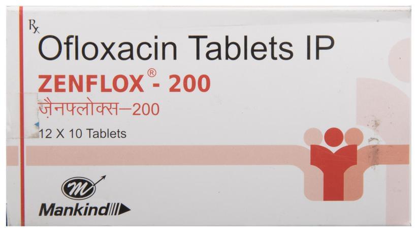 Zenflox 200mg Tablet 10s