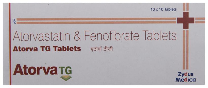 Atorva TG 10/160mg Tablet 10s