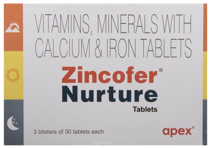 ZINCOFER NURTURE TABLET 1X10 - Scraped Image