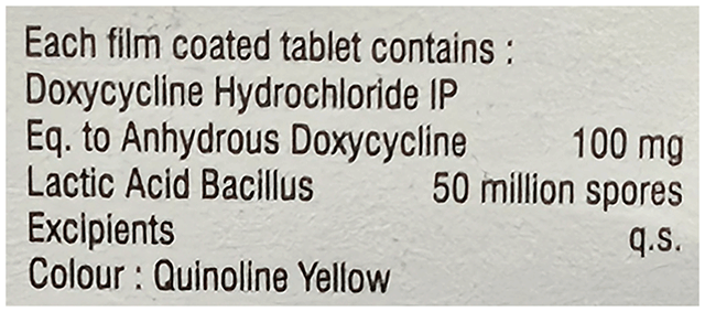 Doxoill LBS 100mg/50M Tablet 10s