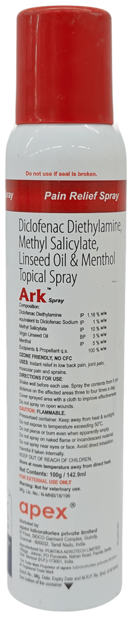 ARK SPRAY/143 ML 100GM - Scraped Image