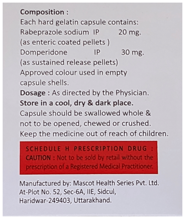 Rabexa DSR Capsule 10s