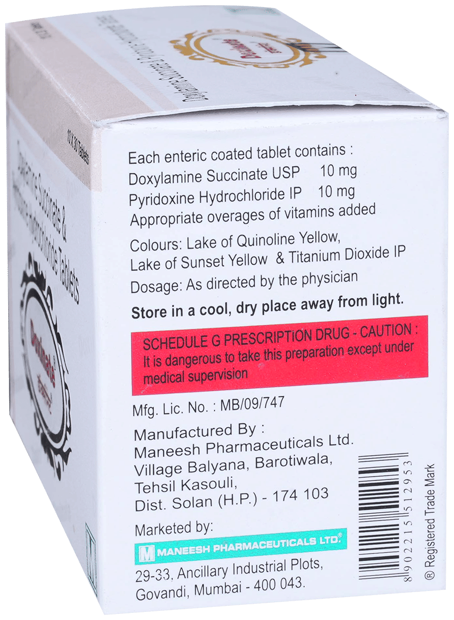 DOXINATE TABLETS 30'S - Scraped Image