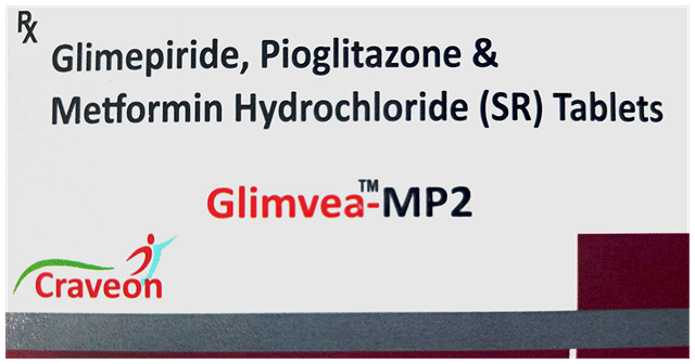 Glimvea MP 2/500/15mg Tablet SR 10s