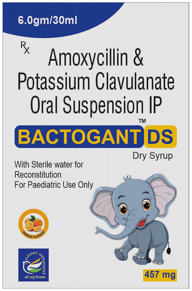 Bactogant DS 400/57mg Orange Oral Suspension 30ml