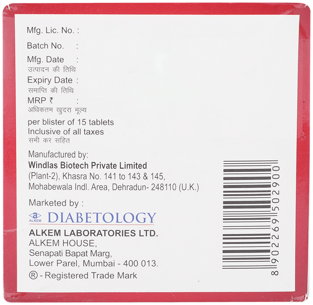 Glucoryl M 3 Forte 3/1000mg Tablet PR 15s