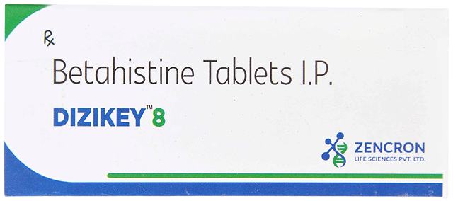 Dizikey 8mg Tablet 10s