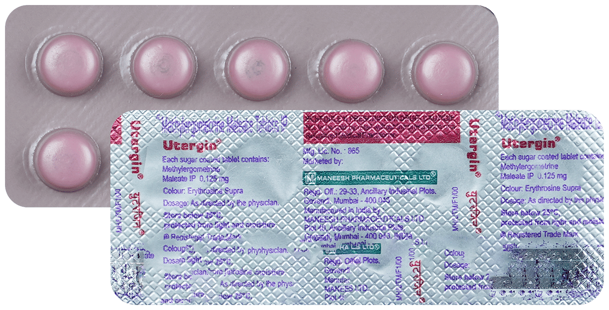 UTERGIN TABLET 10'S - Scraped Image