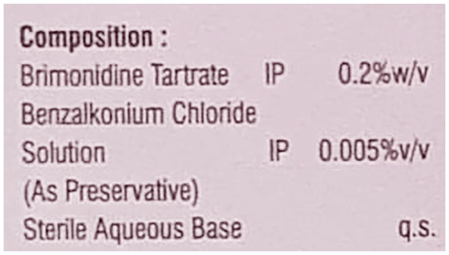 Brinet 0.2% Ophthalmic Solution 5ml
