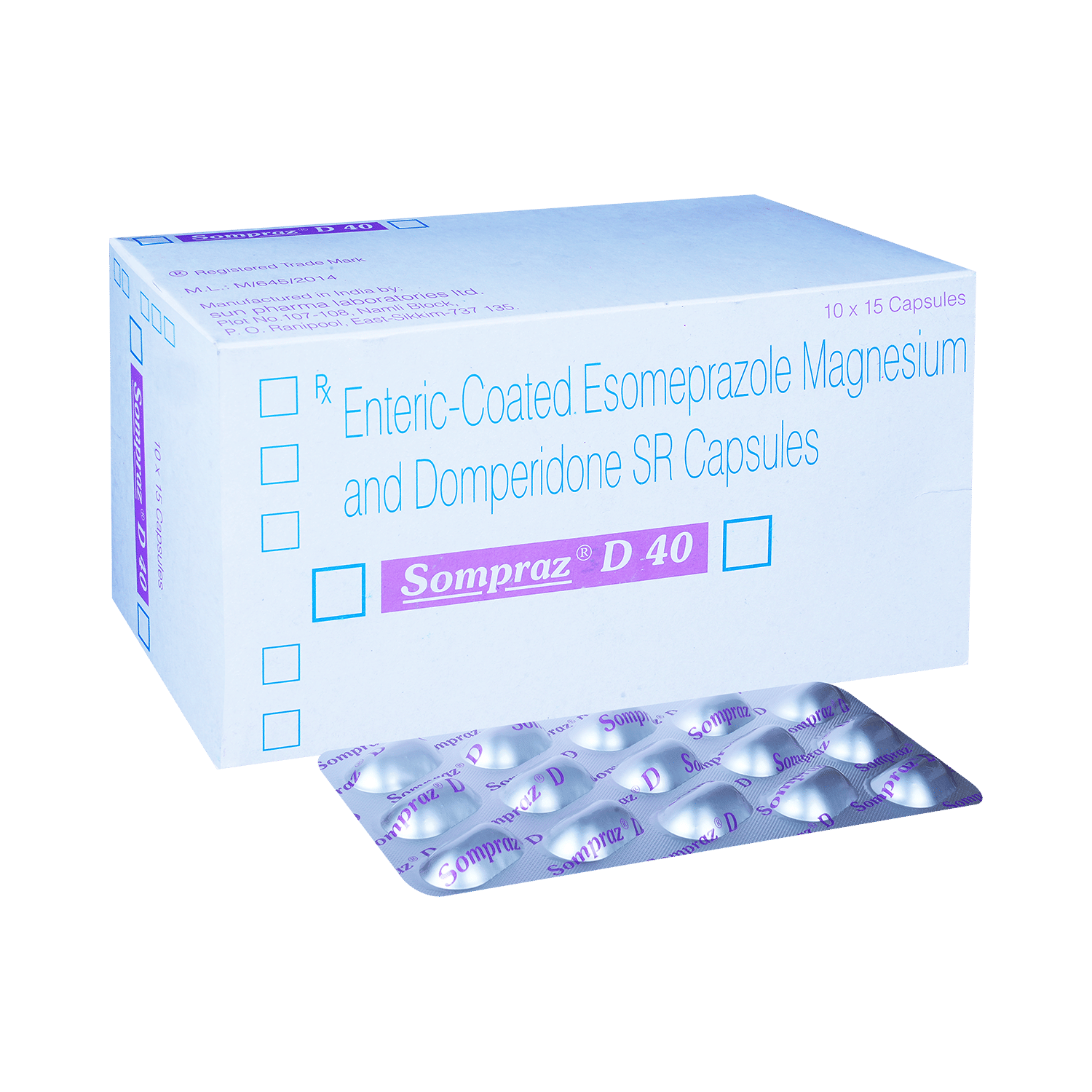 Sompraz D 40 Capsule SR - Substitutes, Price & Side Effects | MedSub.in ...