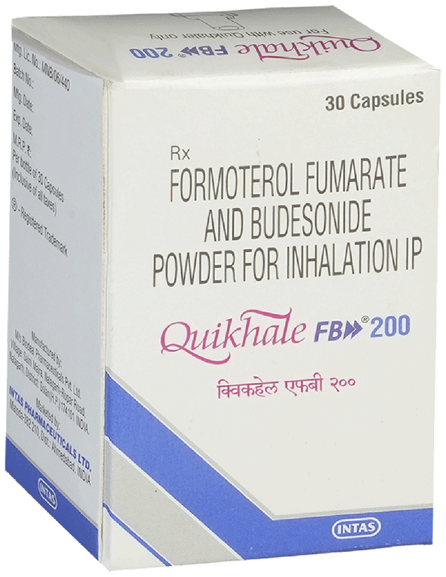 Quikhale FB 200/6mcg Capsule 30s