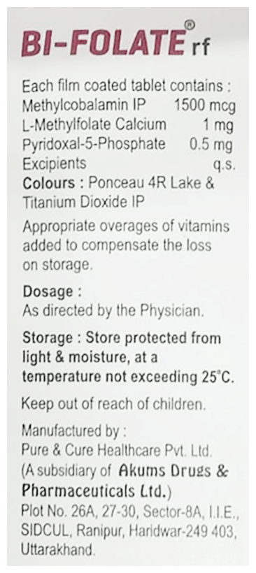 BI-FOLATE RF TAB 01X15 - Scraped Image