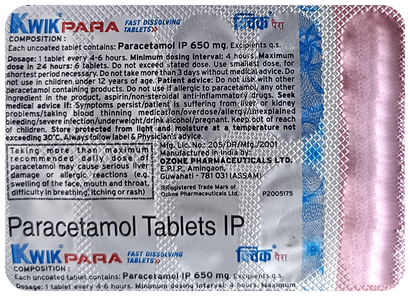 KWIK PARA TABLET 20X15 - Scraped Image