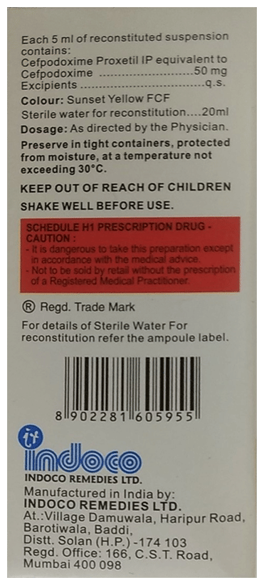 OXIPOD DRY SYRUP 30ML - Scraped Image