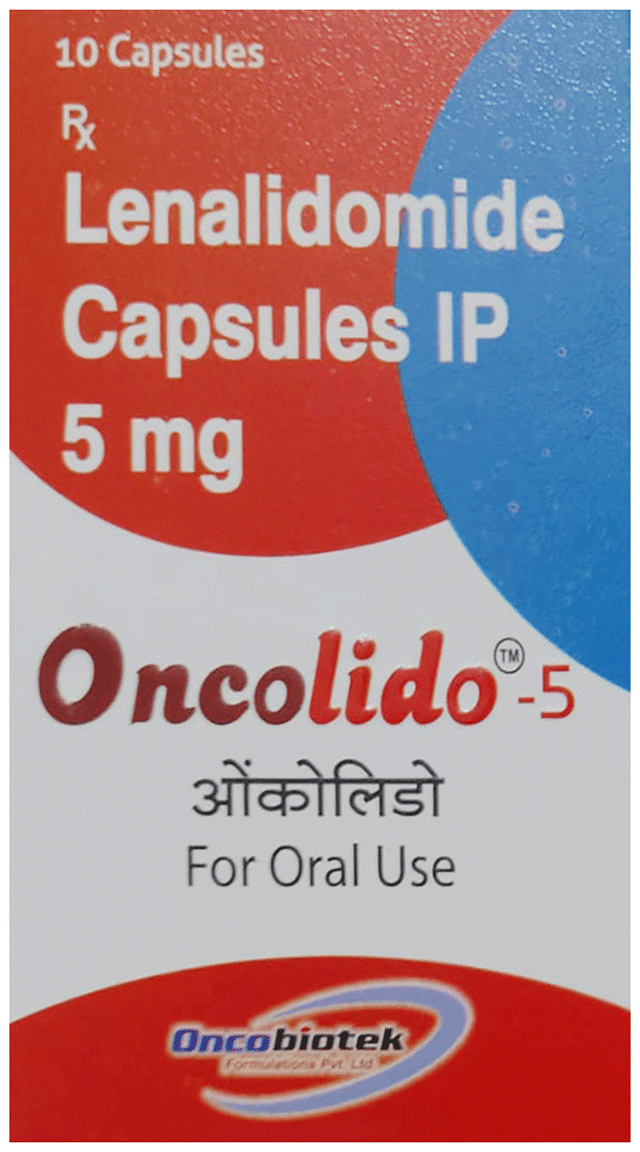 Oncolido 5mg Capsule 10s