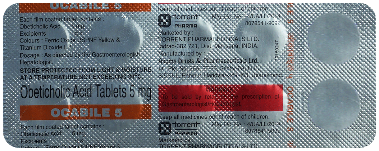 Ocabile 5mg Tablet 10s
