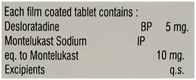 Uramont DST 5/10mg Tablet 10s