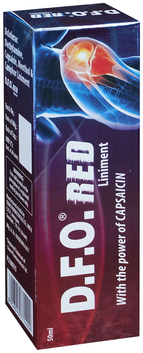 D.F.O. RED LINIMENT 50ML - Scraped Image