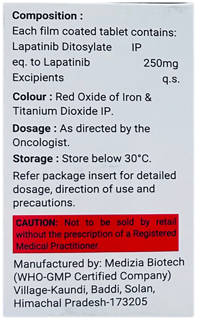 Lapbini 250mg Tablet 30s