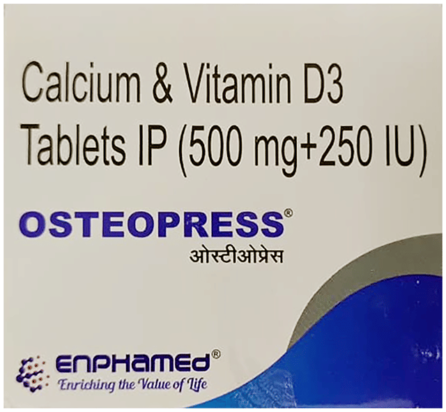 Osteopress 500mg/250IU Tablet 15s