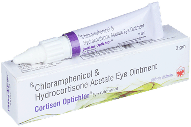 Cortison Optichlor Eye Ointment 3gm