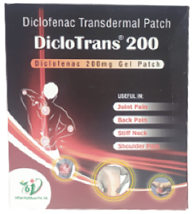 Diclotrans 200 Transdermal Patch
