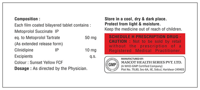 Cilmax-MT 10/50 Tablet