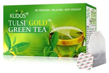 Kudos Tulsi Gold Green Tea (2gm Each)