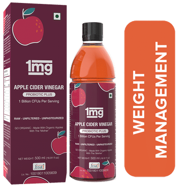 1mg Apple Cider Vinegar Probiotic Plus - Raw Unfiltered Unpasteurized with The Mother