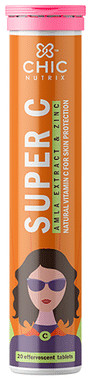 Chicnutrix Super C Amla Extract & Zinc Orange Effervescent Tablet