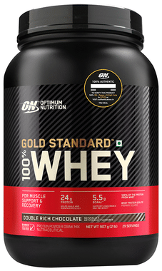 Optimum Nutrition (ON) Gold Standard 100% Whey Protein Isolate Powder Double Rich Chocolate