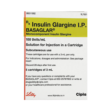 Basaglar 100 Units Ml Cartridge View Uses Side Effects Price And Substitutes 1mg