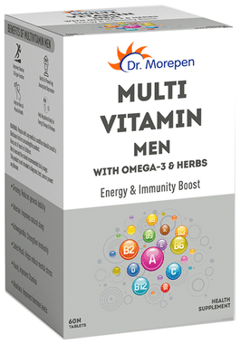 Dr. Morepen Multi Vitamin Men with Omega 3 & Herbs Tablet