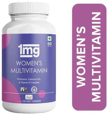 1mg Women's Multivitamin Immunity Booster Zinc, Vitamin C, Calcium, Vitamin D and Iron Tablet