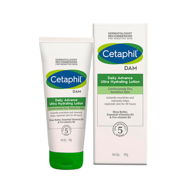 Cetaphil DAM Daily Advance Ultra Hydrating Lotion Continuously Dry, Sensitive Skin
