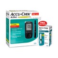 BP and Glucose Meter Combo of Accu-Chek Active Blood Glucometer Kit (Box of 10 Test Strips Free) and Dr Morepen BP02 Blood Pressure Monitor thumbnail