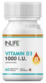 Inlife Vitamin D3 1000IU Capsule thumbnail