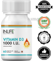 Inlife Vitamin D3 1000IU Capsule thumbnail