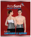 AccuSure B5 Elastic Contoured LS Support Small thumbnail