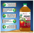 St.Botanica Organic Apple Cider Vinegar with The Mother - Raw, Unfiltered, Unpasteurized thumbnail