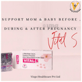 Virgo Healthcare Vital-5 Pregnancy Vitamins with DHA & Biotin Tablet thumbnail