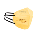 Care View Universal Yellow CV1221 N95 FFP2 Certified Earloop with 6 Layers Filtration Protective Mask thumbnail