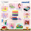 Newnik Cozymat, Dry Sheet (Size: 70cm X 100cm) Medium Pink thumbnail