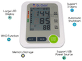 Dr. Odin BSX516 Digital Blood Pressure Monitor White thumbnail
