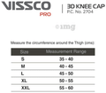 Vissco 2704 Pro 3D Knee Cap Large thumbnail
