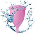 iCare Hygienic Menstrual Cup Reusable, Washable Small Before Delivery or Upto Age 25 Years thumbnail
