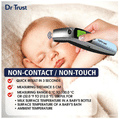 Dr Trust USA Infra Red Forehead Temporal Artery Thermometer 603 with Color Coded Fever Guidance Grey thumbnail