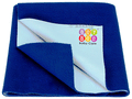 Bey Bee Waterproof Baby Bed Protector Dry Sheet for New Born Babies (70cm X 50cm) Small Royal Blue thumbnail