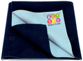 Bey Bee Waterproof Baby Bed Protector Dry Sheet for New Born Babies (70cm X 50cm) Small Dark Blue thumbnail